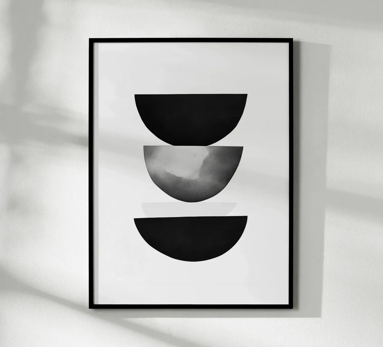 Painted pile poster by Katja Stehle Design