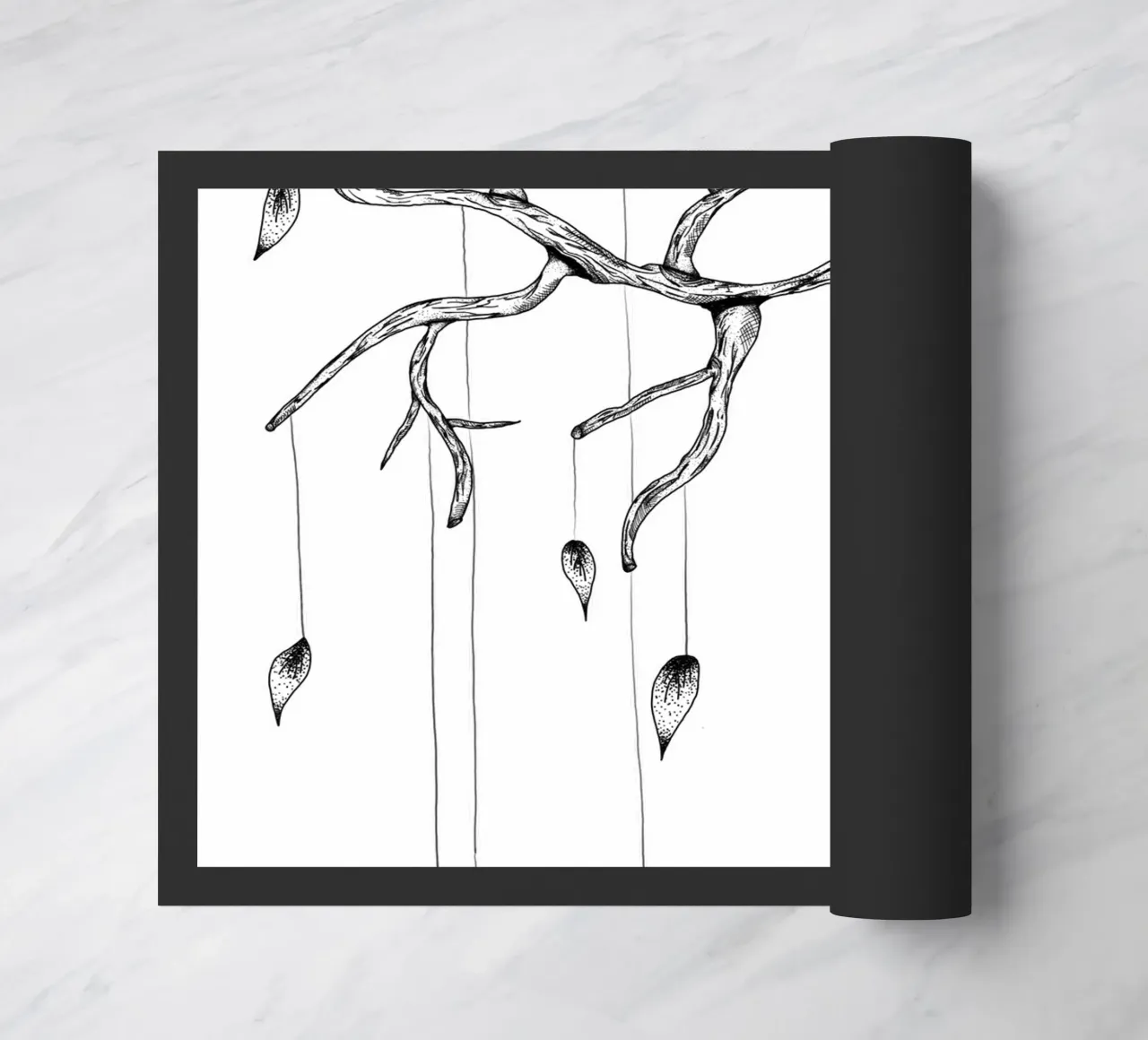 Lineart | falling Leaves zerbino da venten
