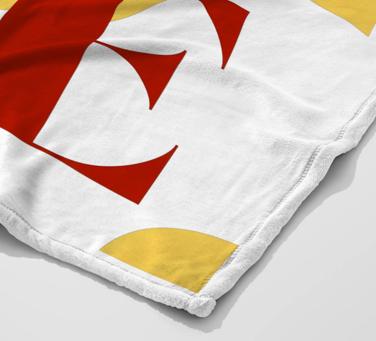 Amore - belle forme minimaliste di design coperta in pile da Happy Mind Art