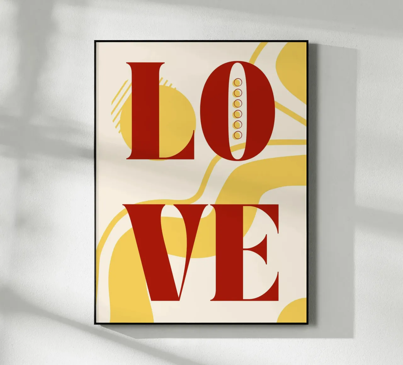 Amore - belle forme minimaliste di design plexiglass da Happy Mind Art