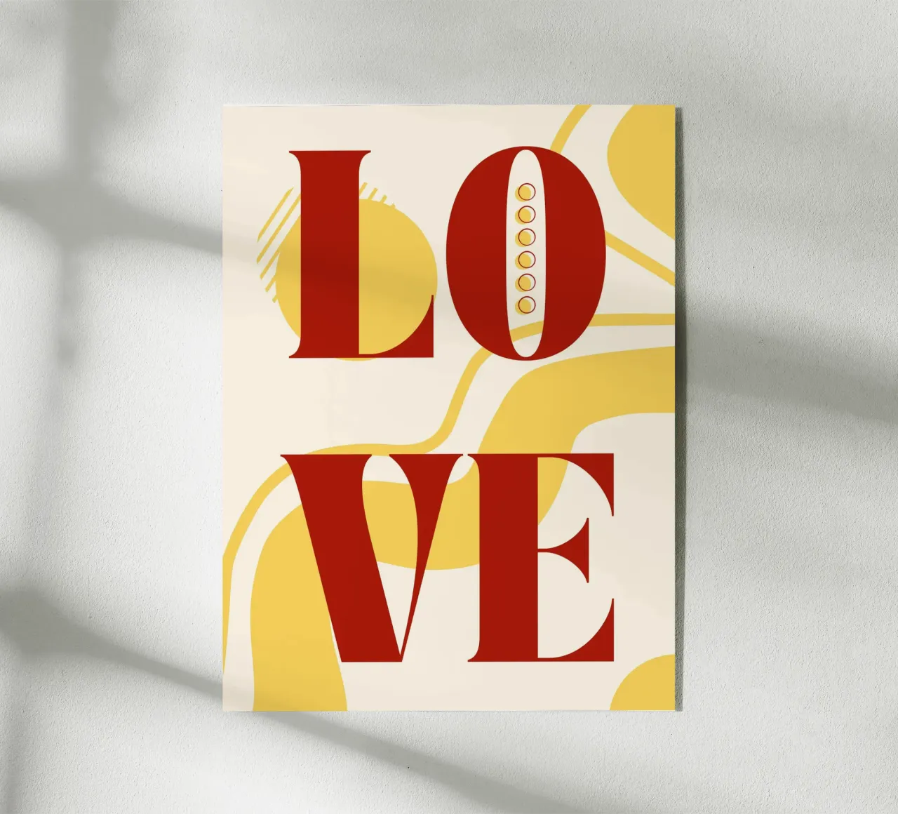 Amore - belle forme minimaliste di design plexiglass da Happy Mind Art