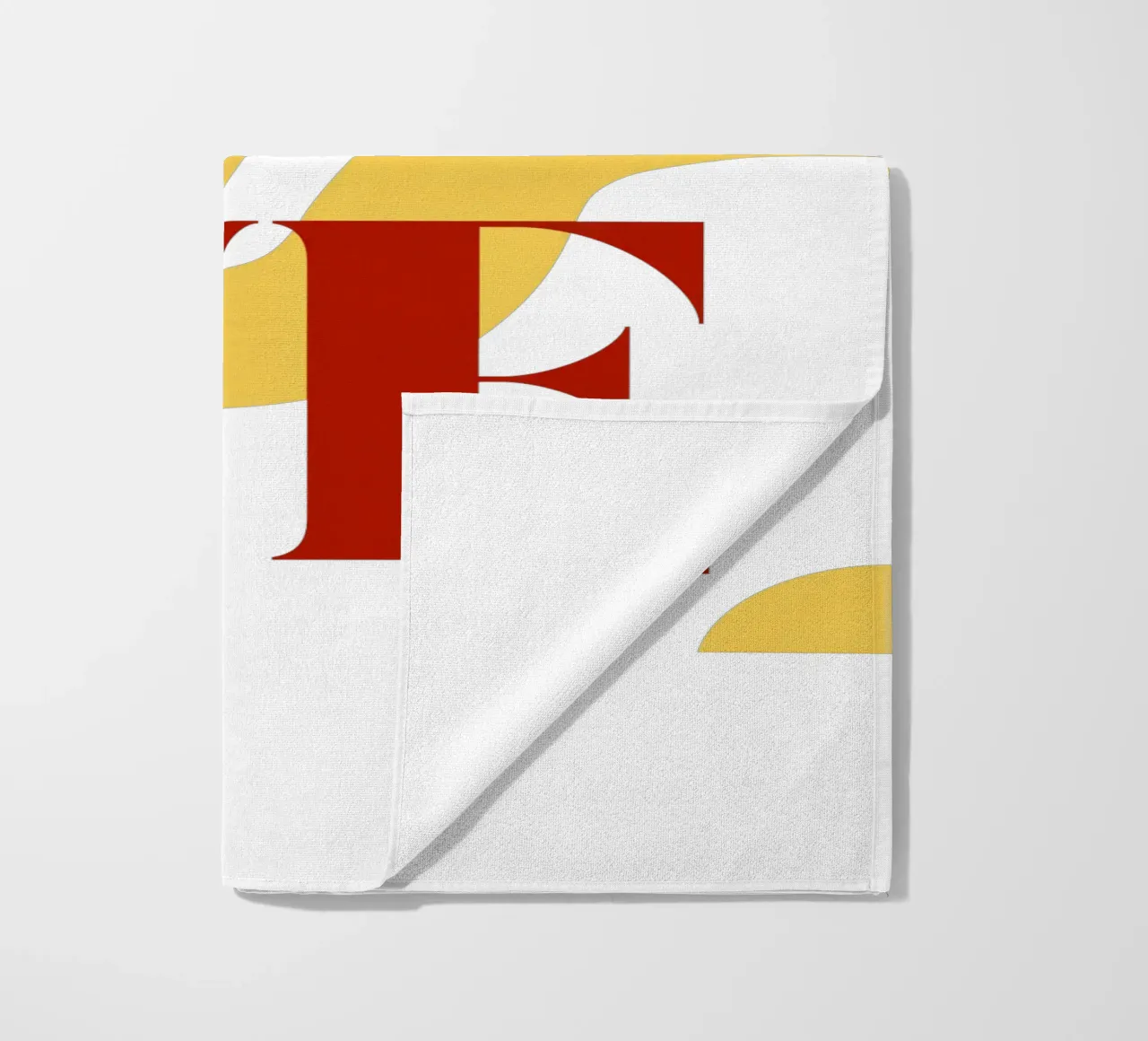 Amore - belle forme minimaliste di design telo mare da Happy Mind Art