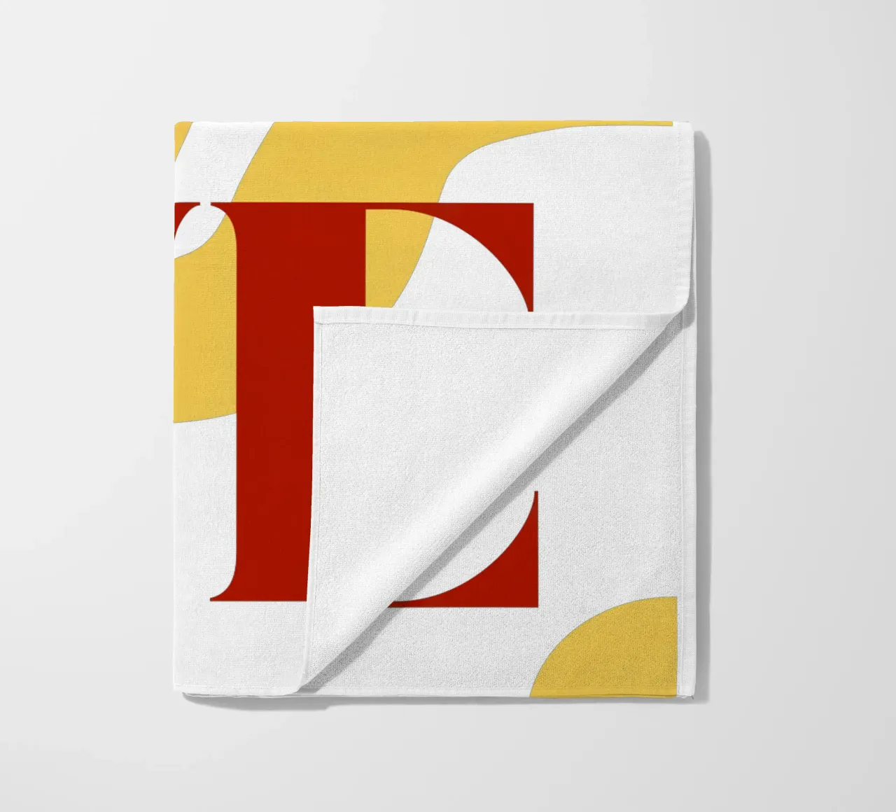 Amore - belle forme minimaliste di design telo mare da Happy Mind Art