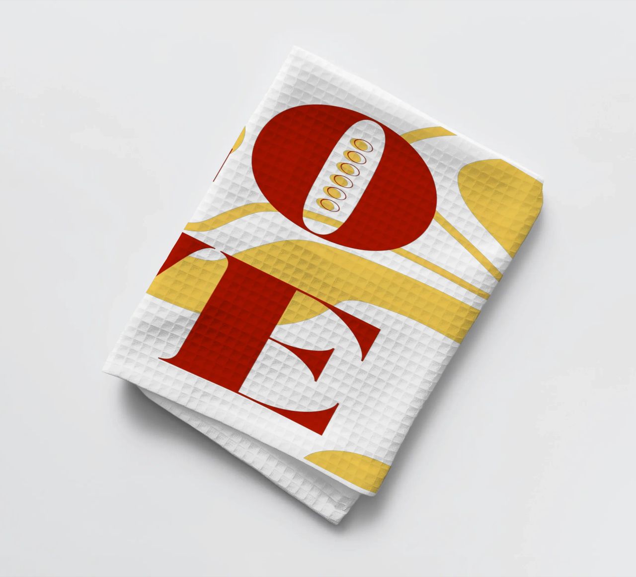 Amore - belle forme minimaliste di design canovaccio da cucina da Happy Mind Art
