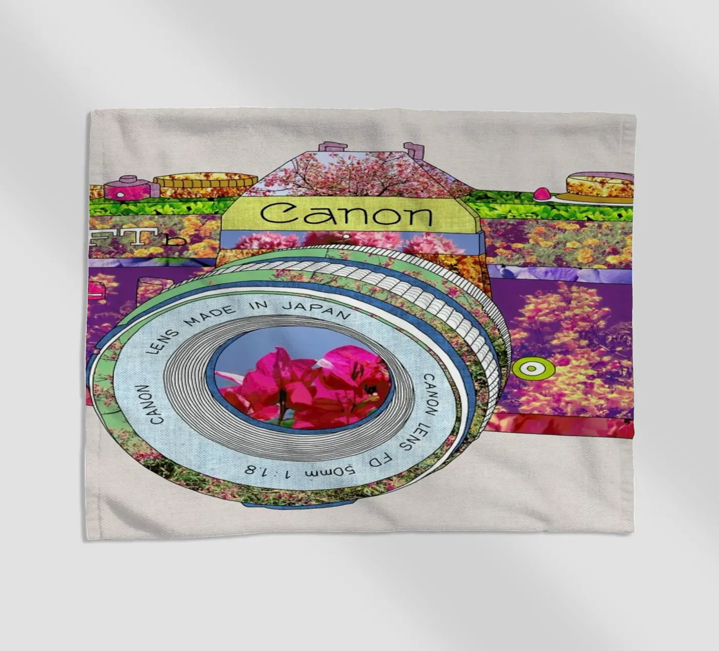 Floral Camera telo mare da Bianca Green