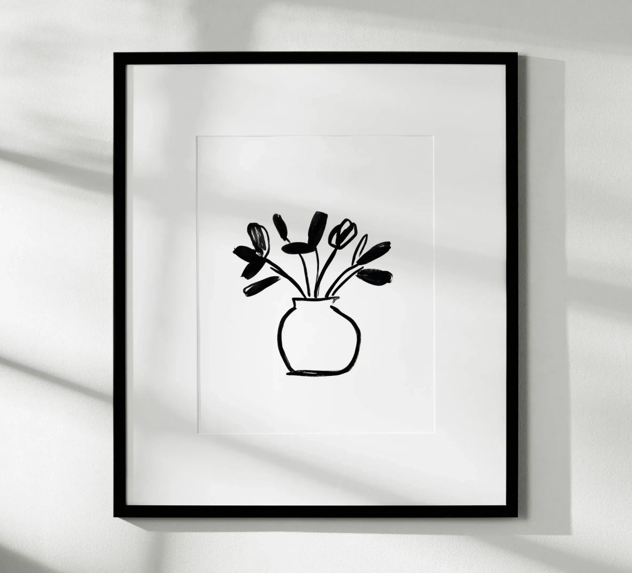 Vaso di fiori dipinto poster da Katja Stehle Design
