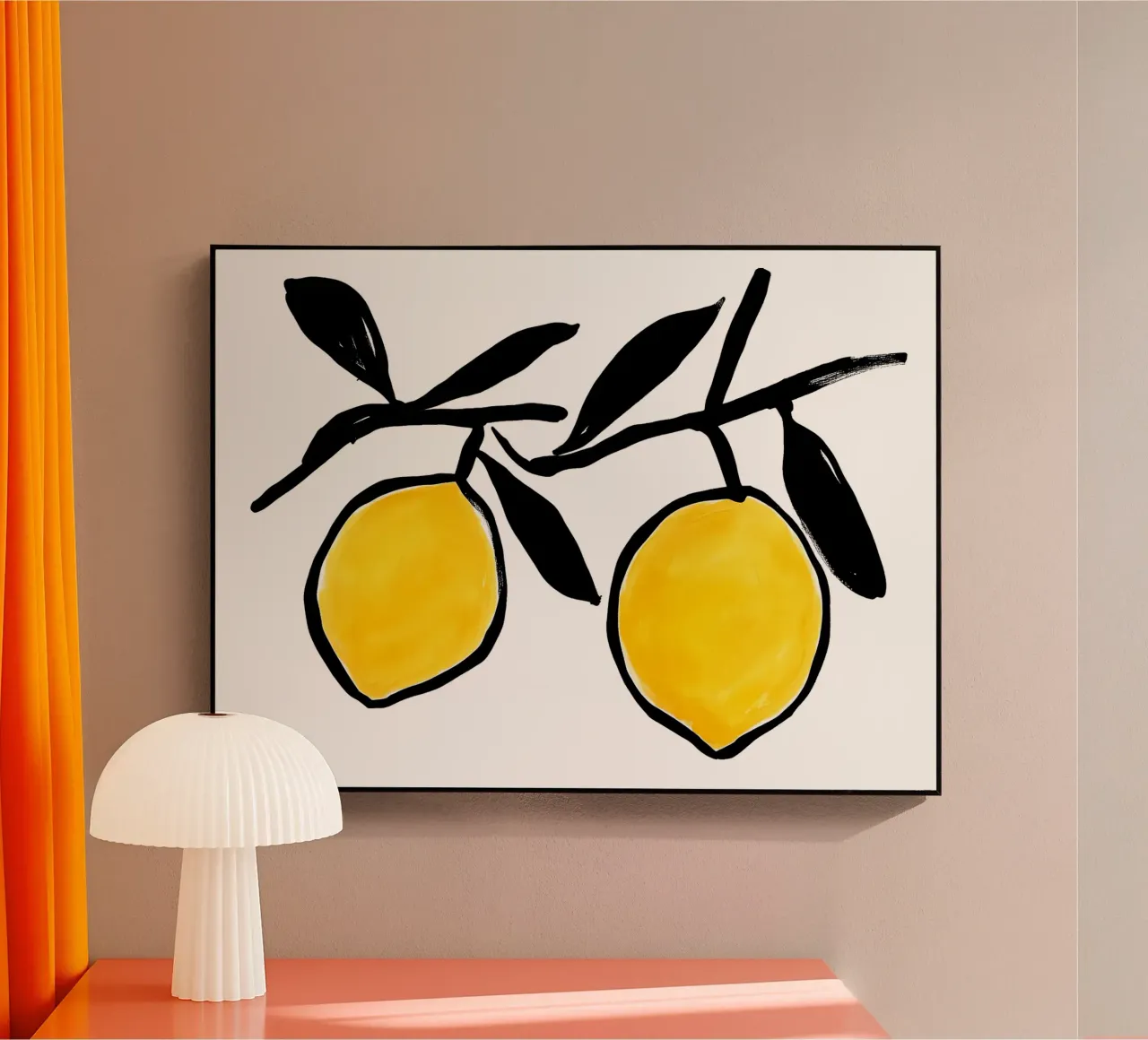 Limoni dipinti plexiglass da Katja Stehle Design