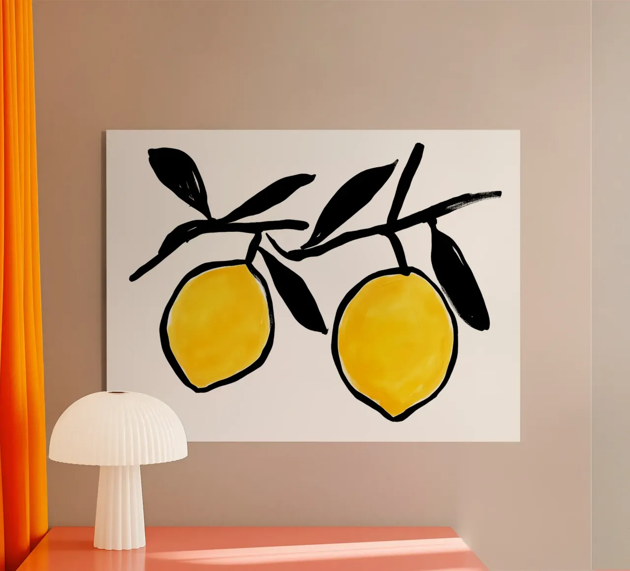 Limoni dipinti plexiglass da Katja Stehle Design