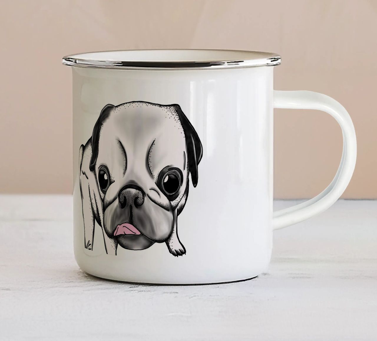 Pugart | RonYeah tazza in smalto da venten