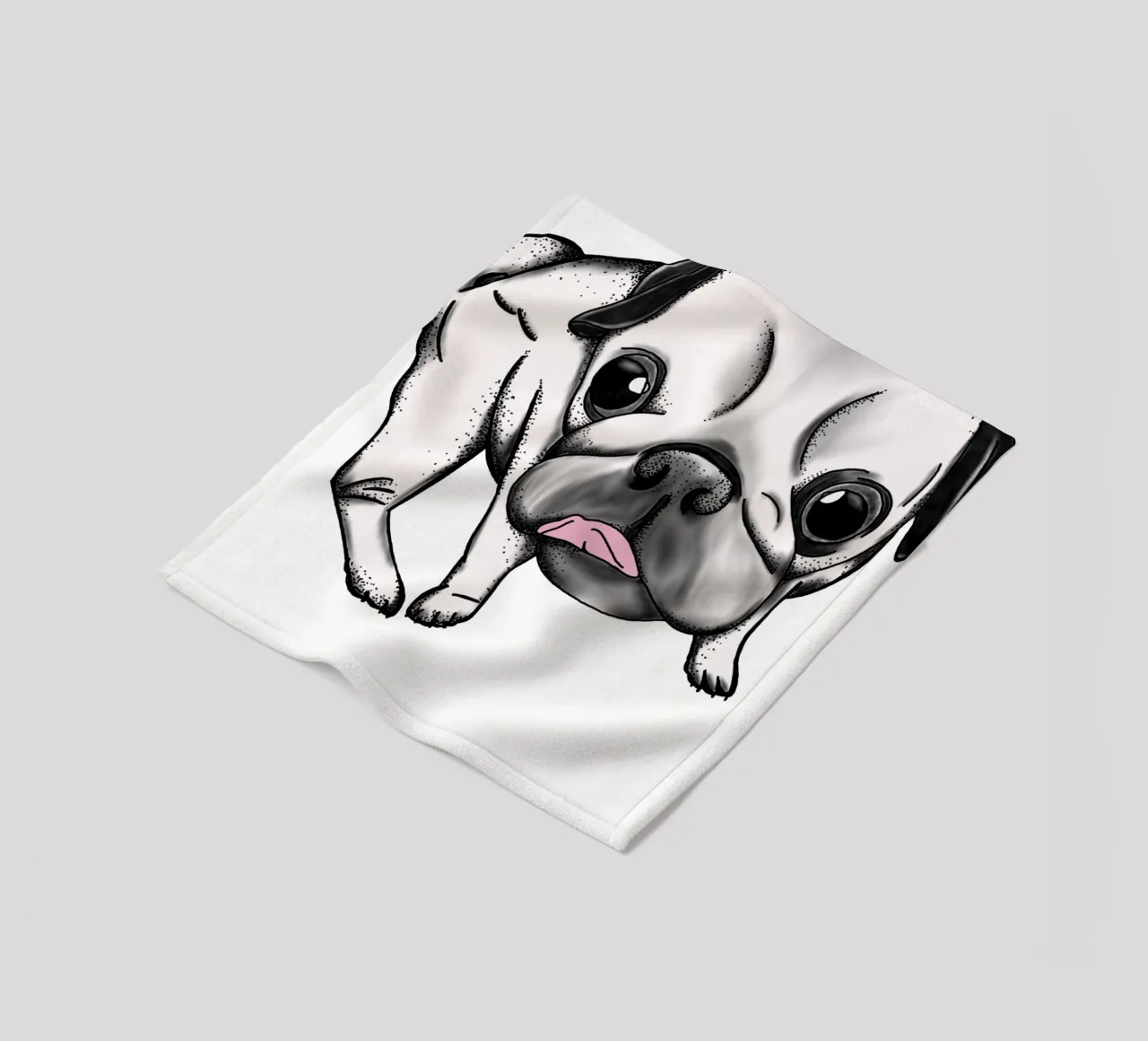 Pugart | RonYeah Fleecedecke von venten