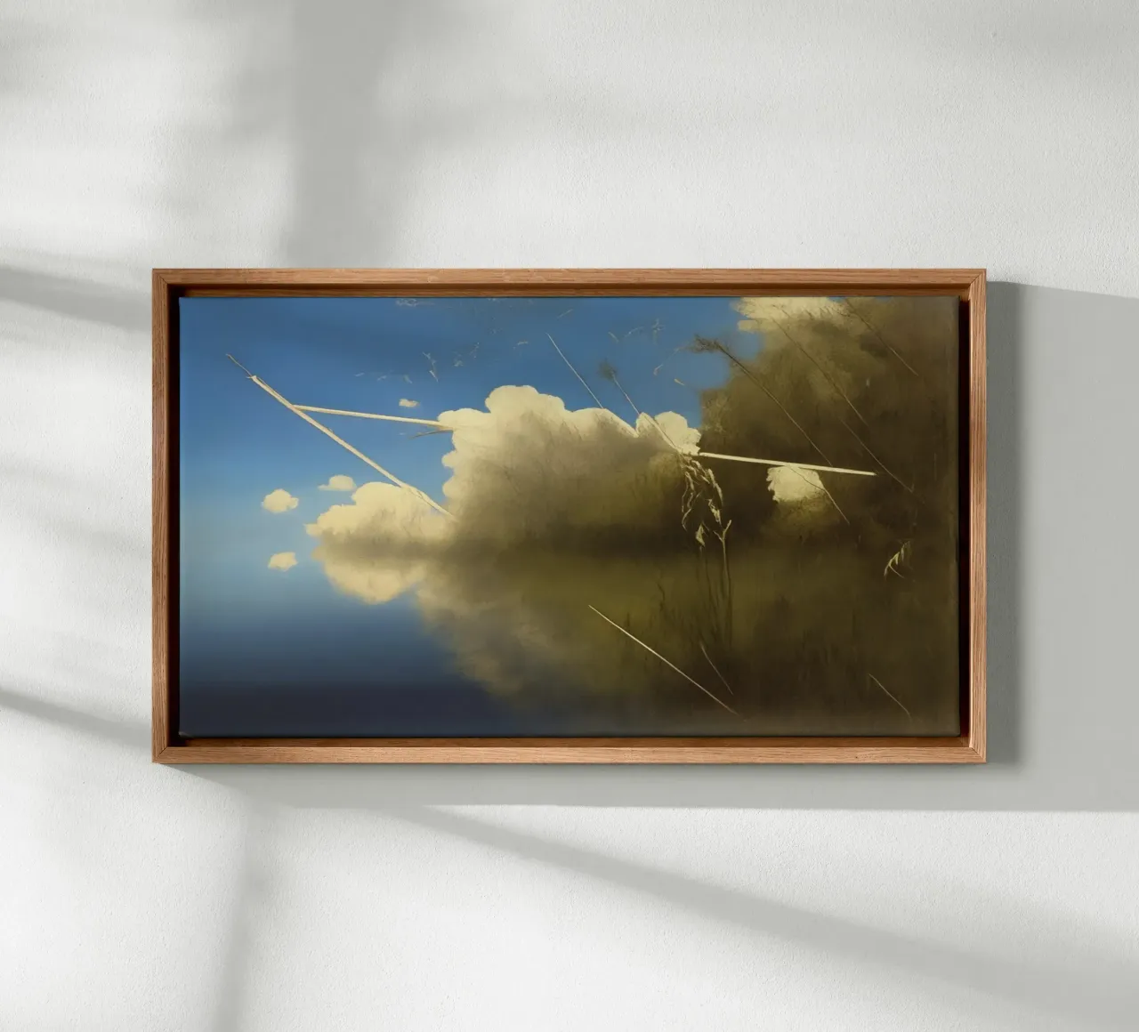 Vliegtuigen in de lucht_1 canvas met Baklijst van Impressionismus by LK