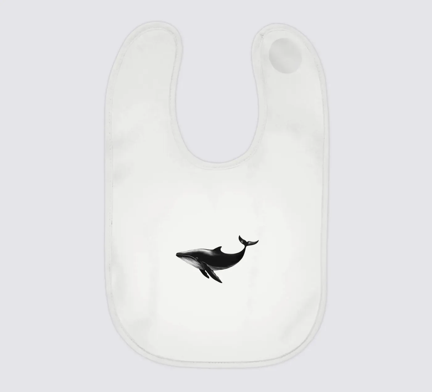 Painted whale Babylätzchen von Katja Stehle Design