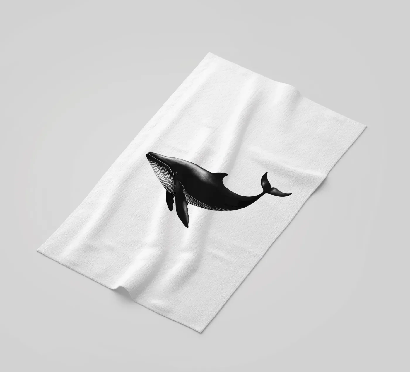 Balena dipinta telo mare da Katja Stehle Design