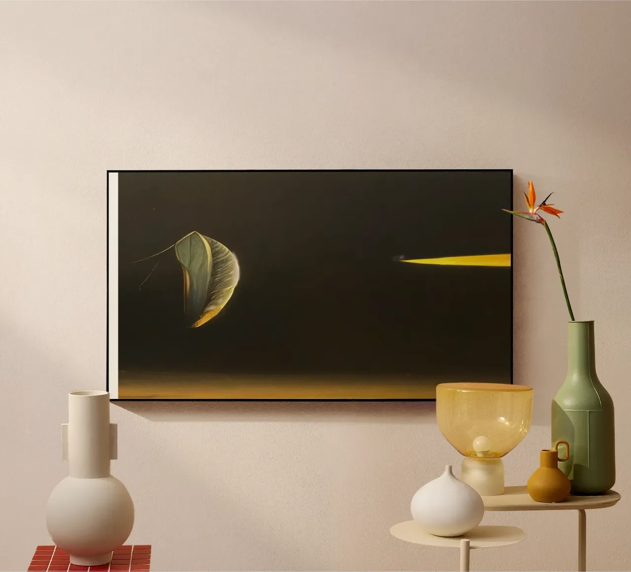 Aereo e luna plexiglass da Impressionismus by LK