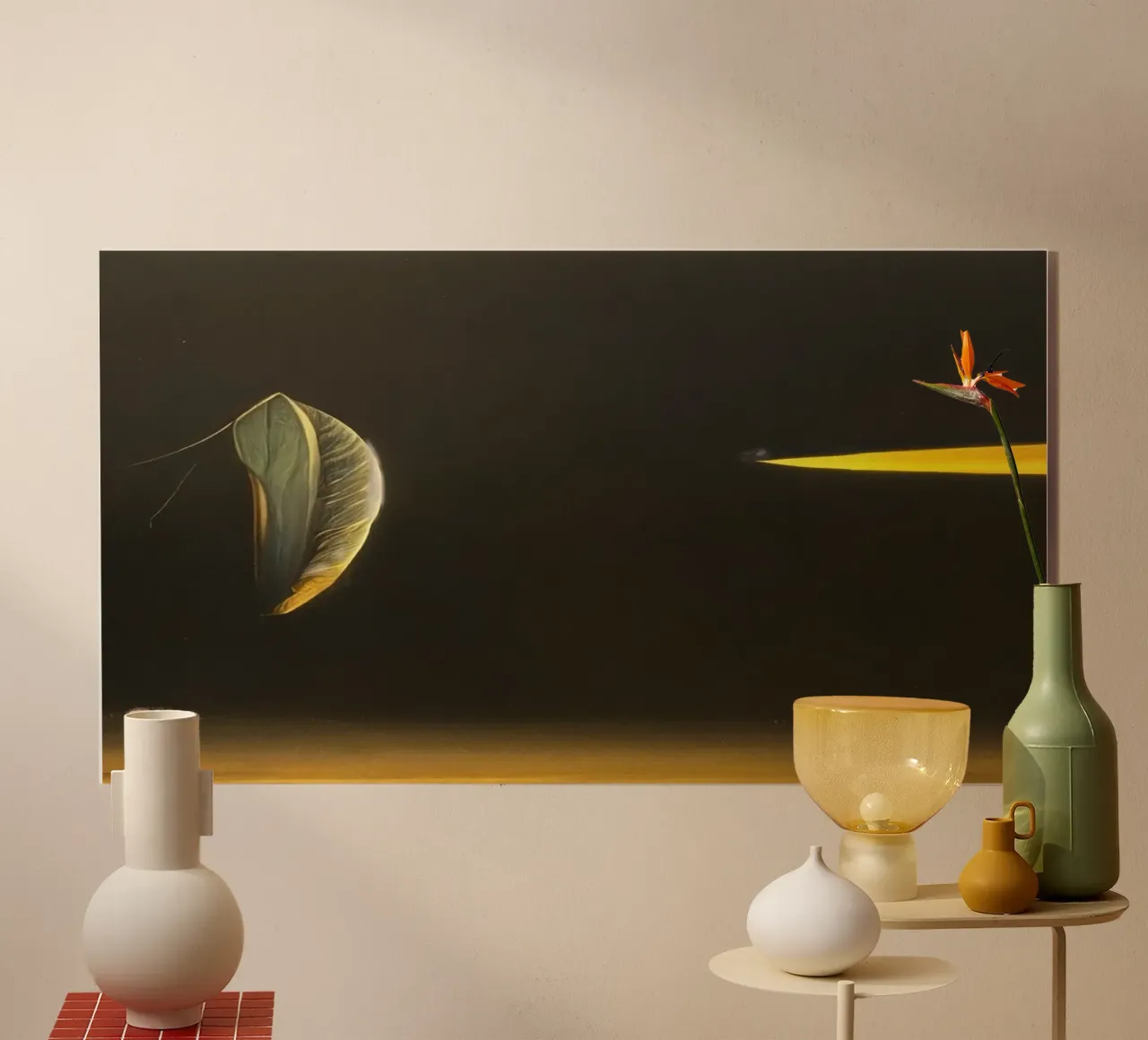 Aereo e luna plexiglass da Impressionismus by LK