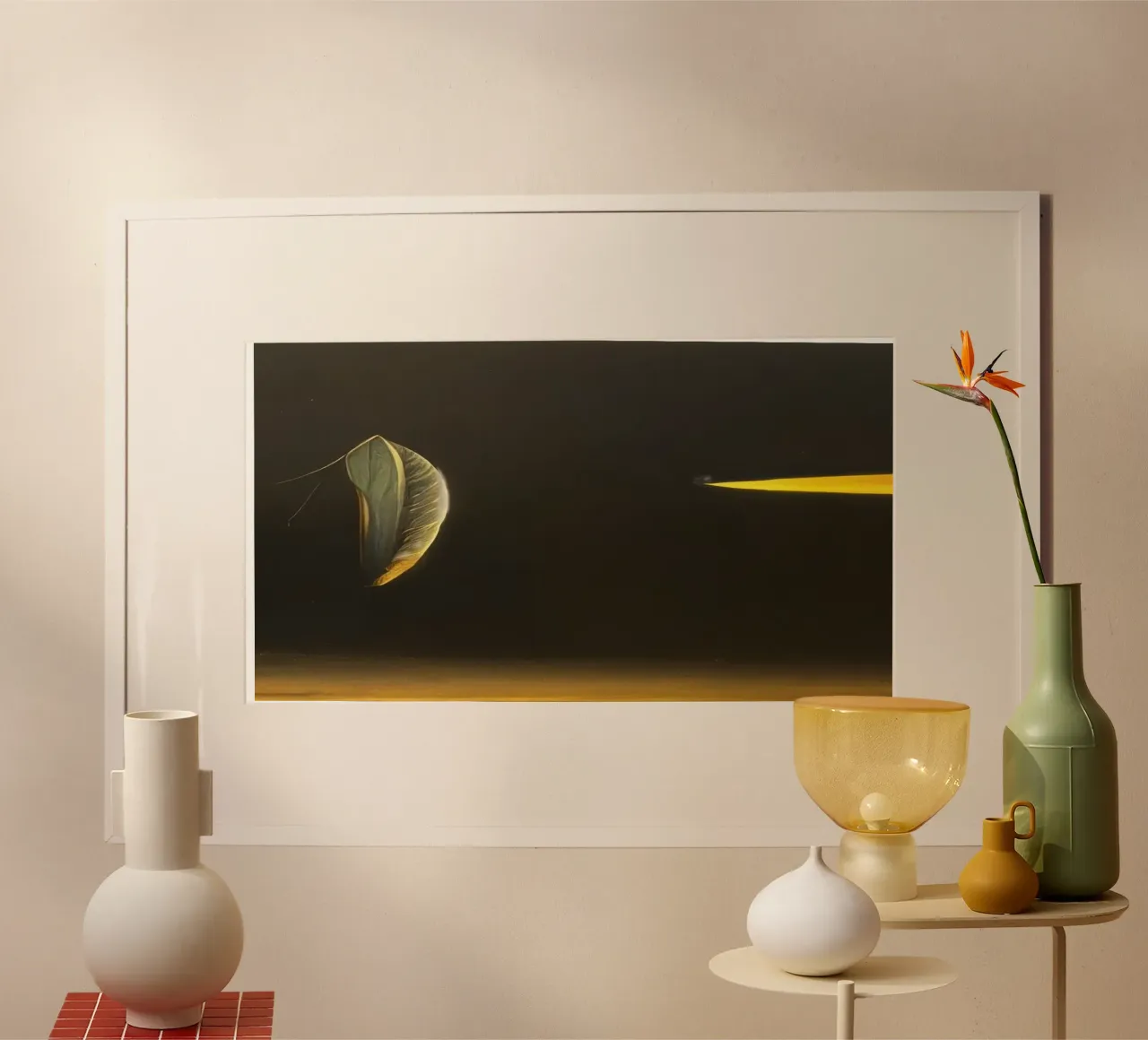 Aereo e luna poster da Impressionismus by LK