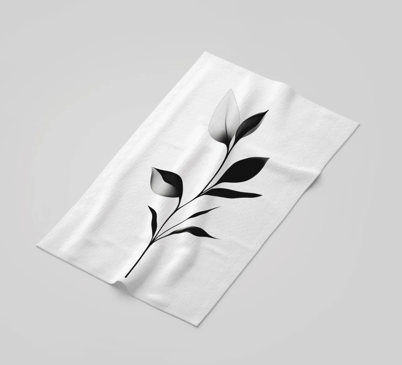 Impianto astratto telo mare da Katja Stehle Design