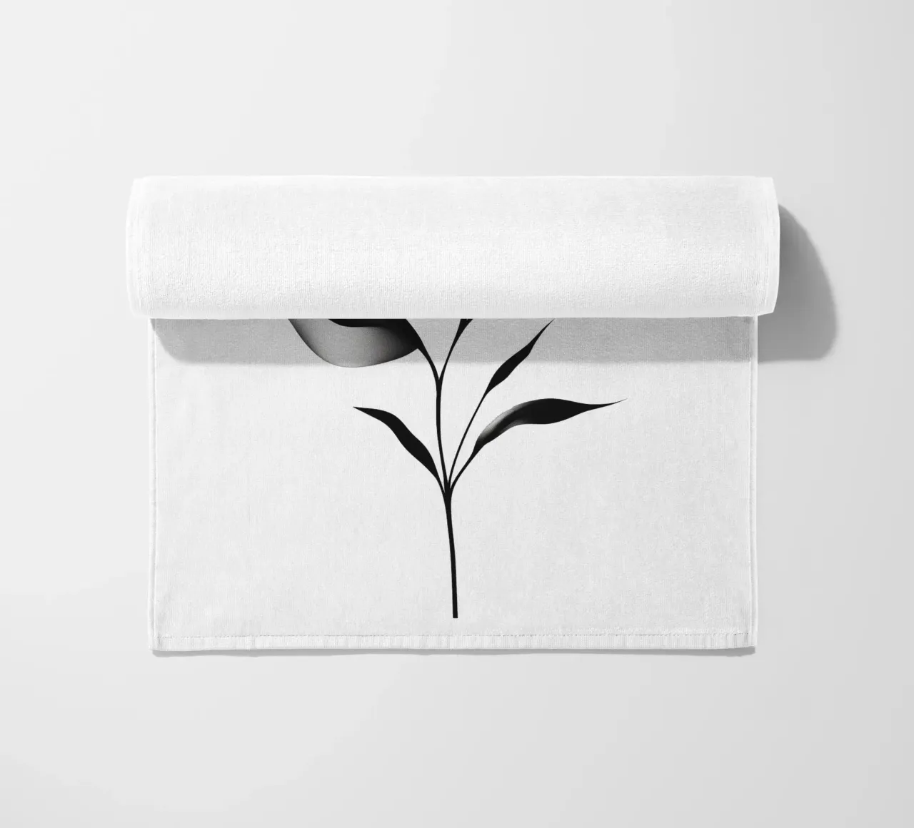 Impianto astratto telo mare da Katja Stehle Design