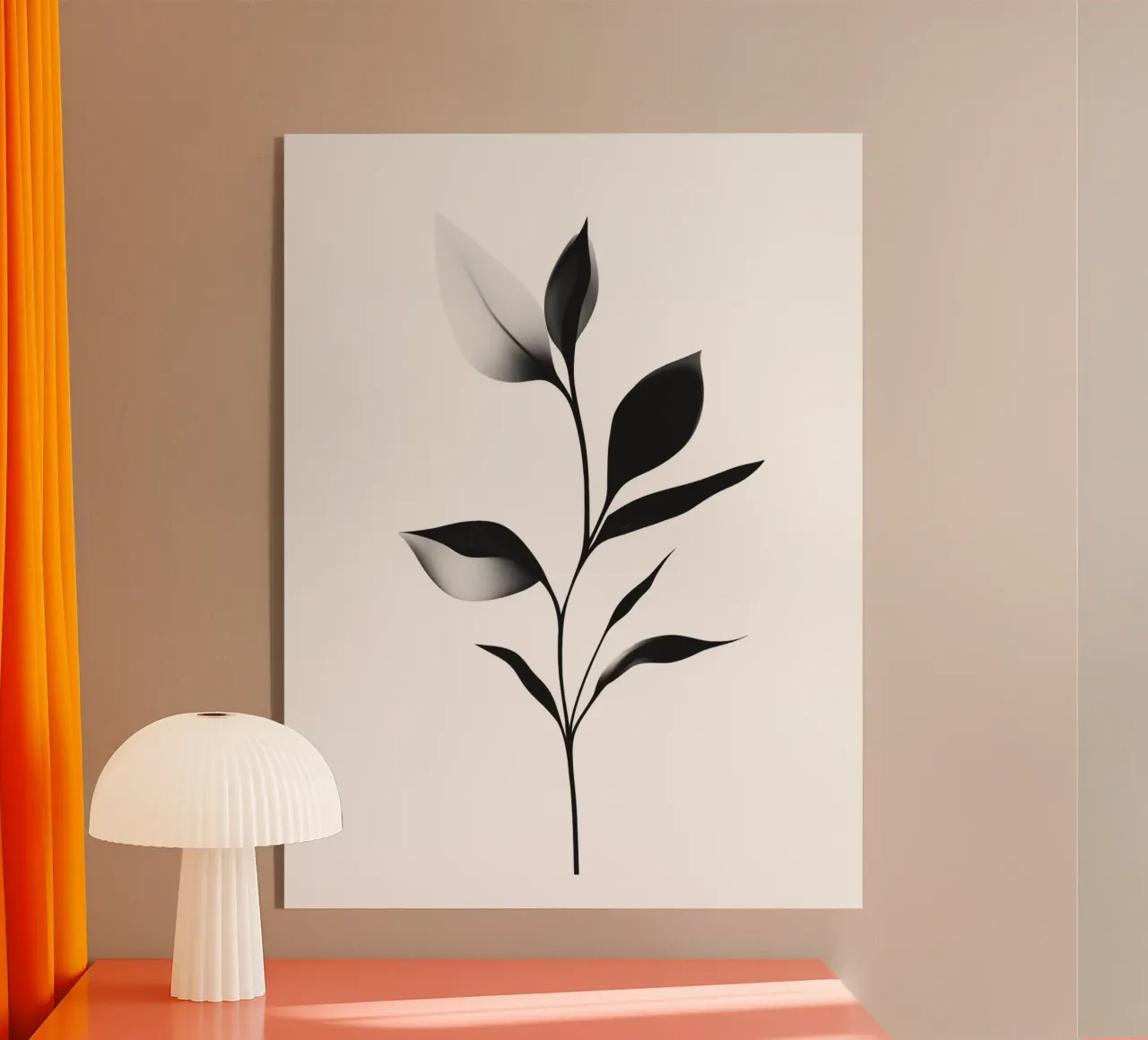 Planta abstracta metacrilato de Katja Stehle Design