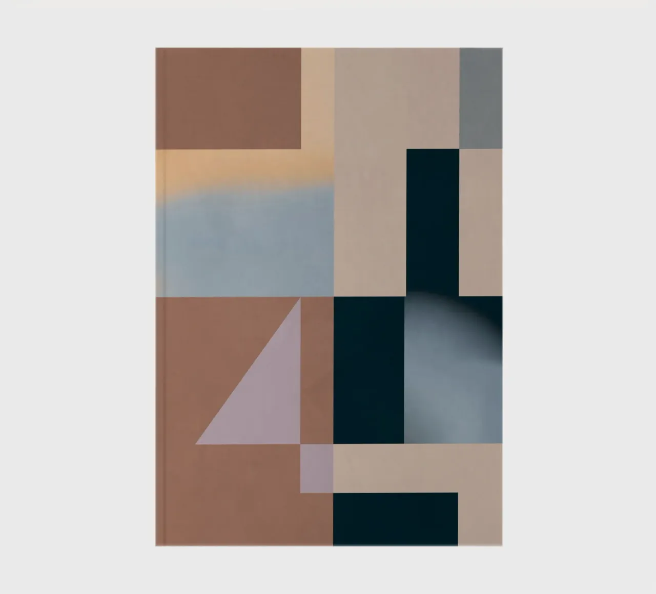 Modern Abstraction Mocha Mousse notebook by Gaite