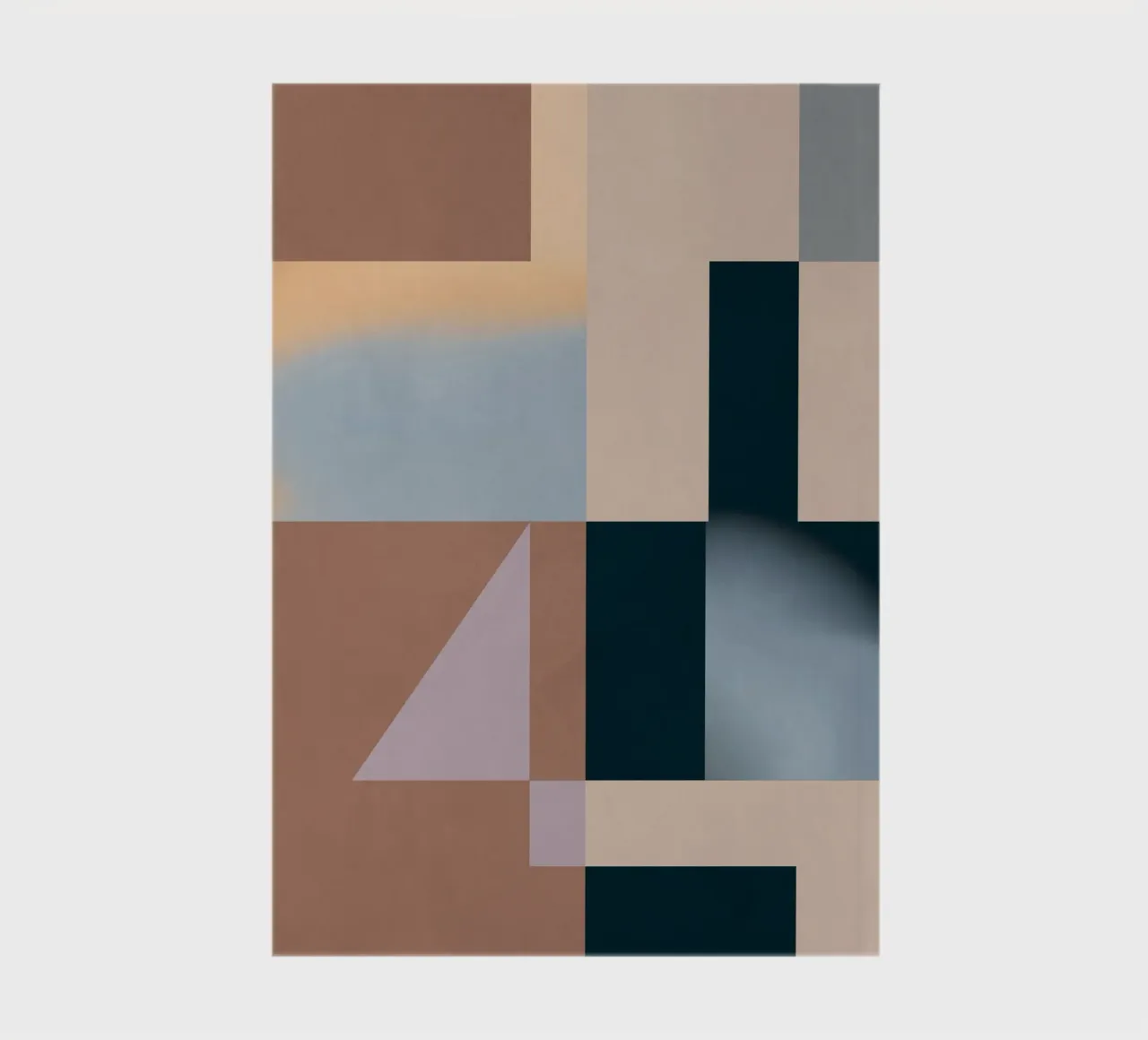 Modern Abstraction Mocha Mousse notebook by Gaite