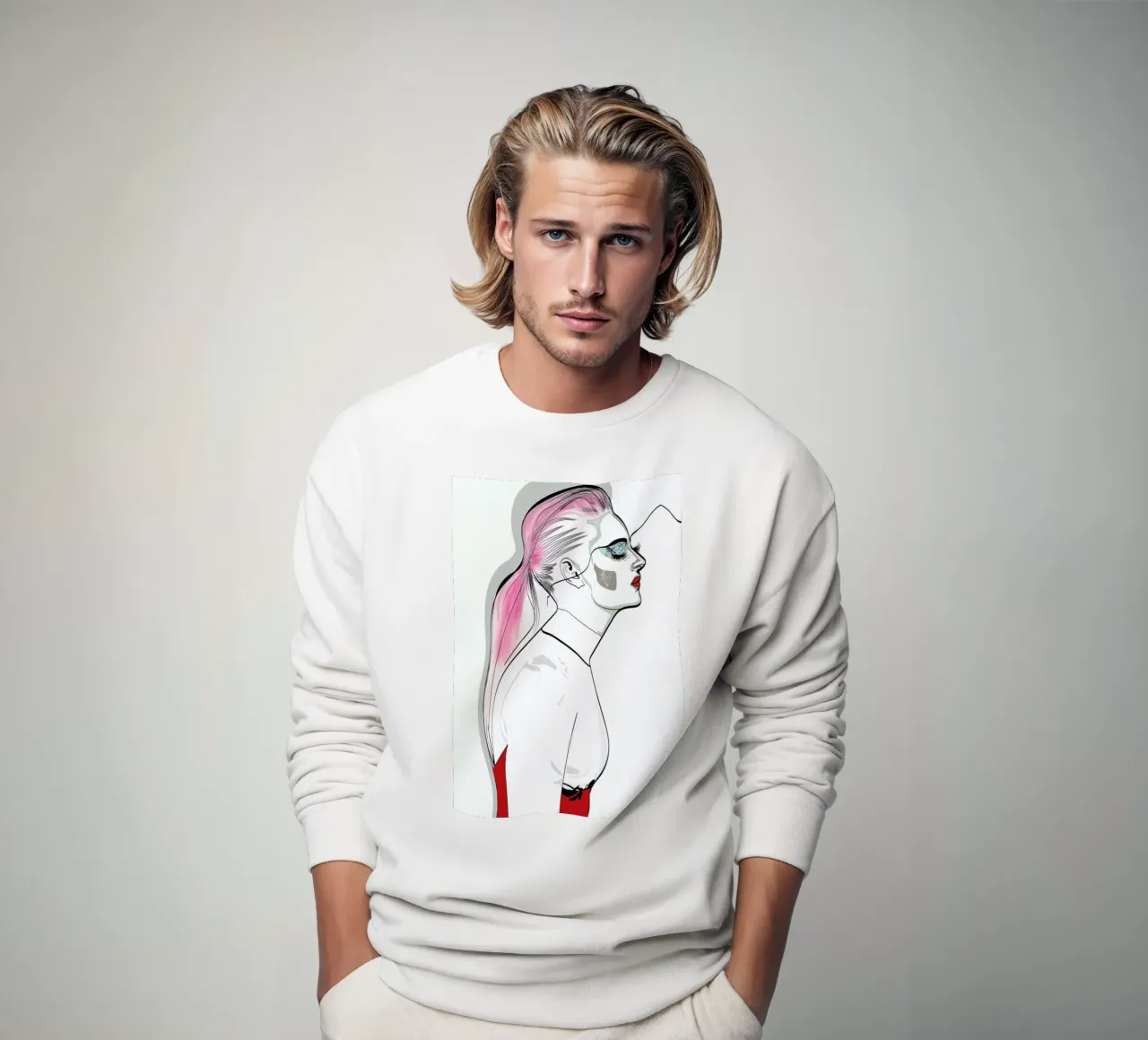 Pretty in Pink 2 sweatshirt by Marcell Naubert