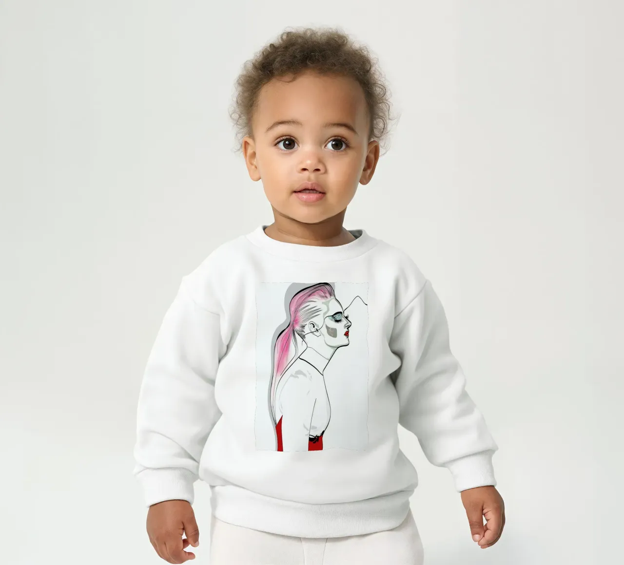 Pretty in Pink 2 baby sweatshirt by Marcell Naubert