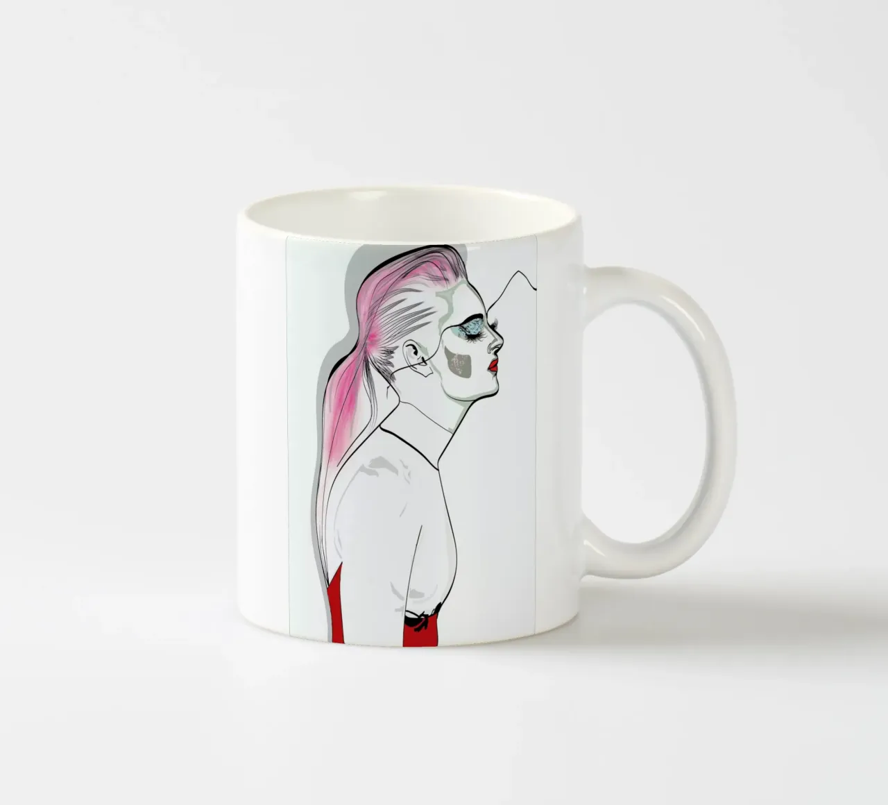 Pretty in Pink 2 tazza in ceramica da Marcell Naubert