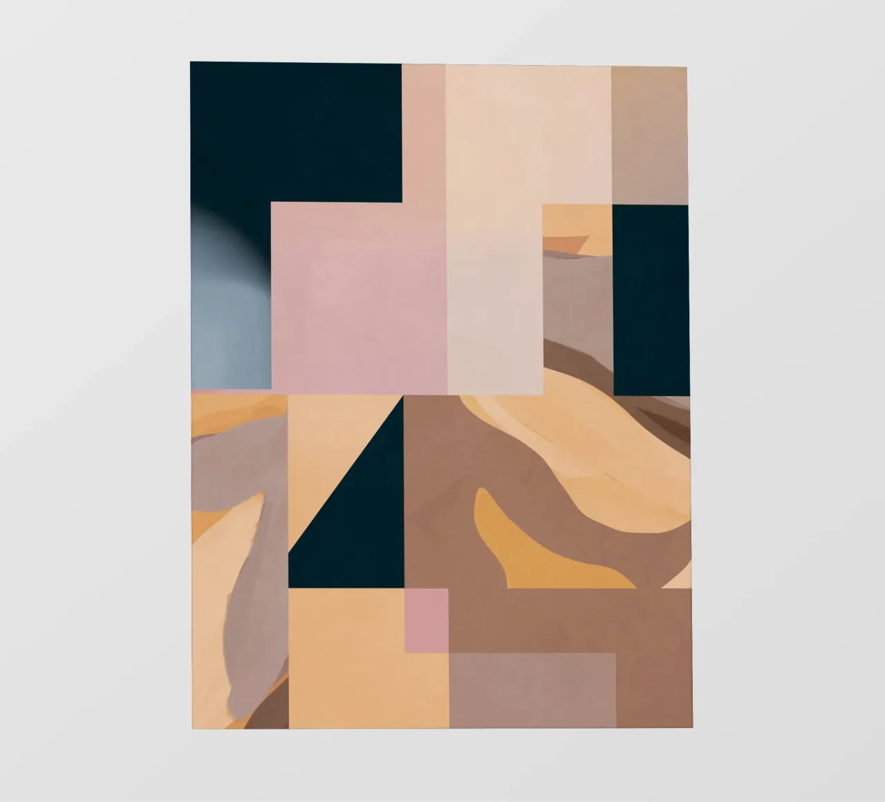 Modern Abstraction Mocha Mousse 2 photo wallpaper by Gaite
