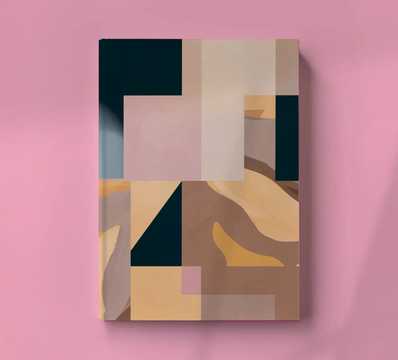 Abstraction moderne Mousse moka 2 carnet de notes de Gaite