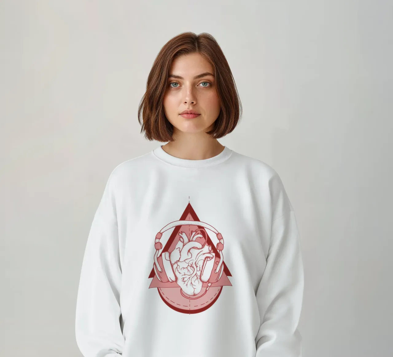 Lineart | Heartbeat sweatshirt by venten
