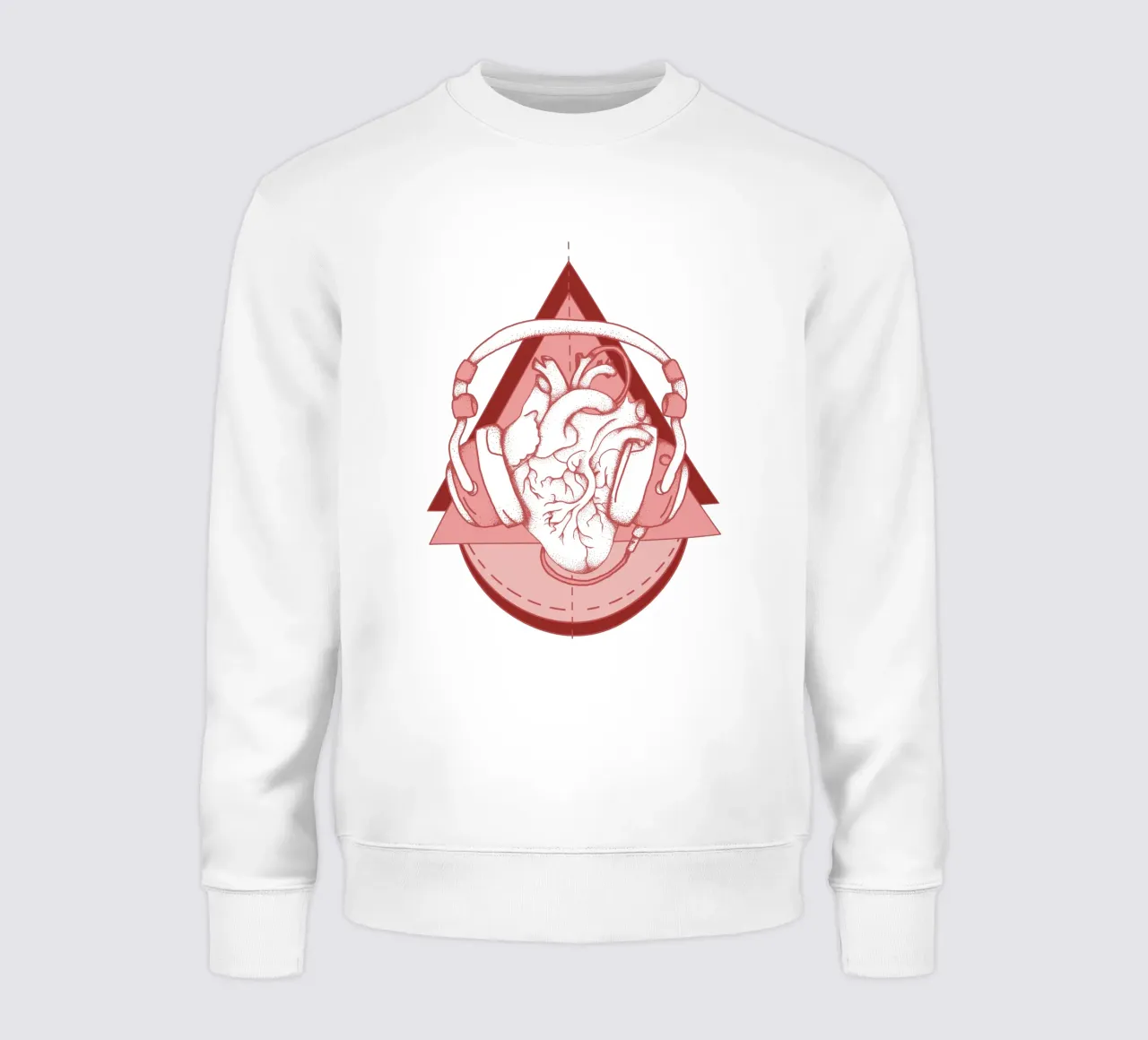 Lineart | Heartbeat sweatshirt by venten