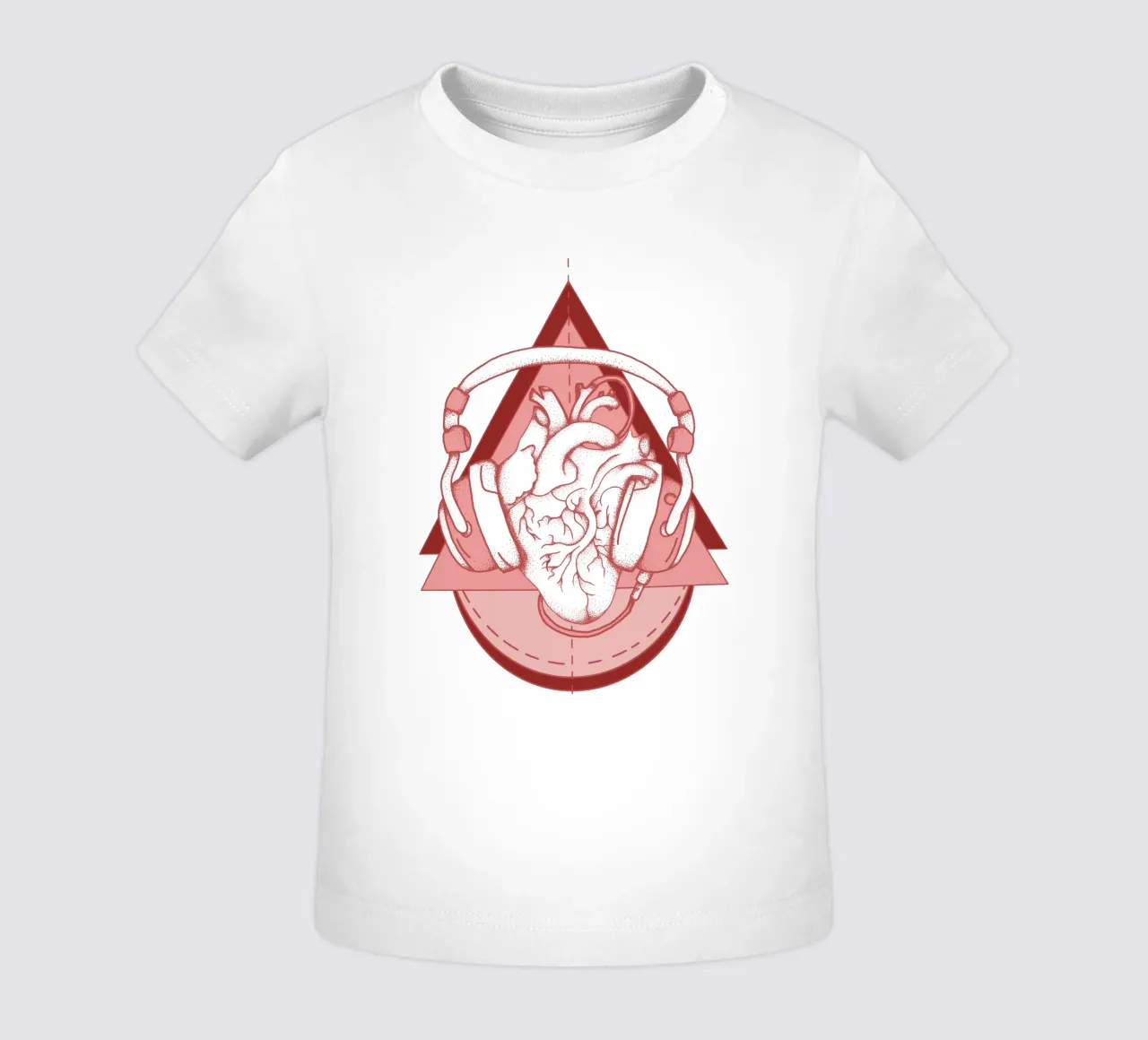 Lineart | Heartbeat Baby T-Shirt von venten