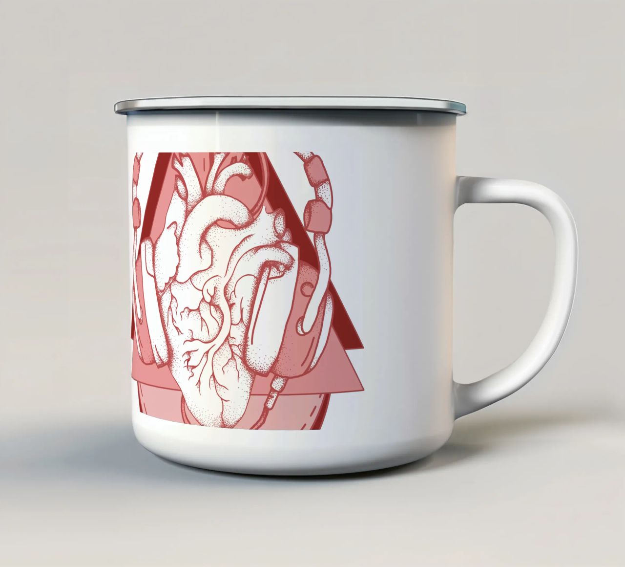 Lineart | Heartbeat tazza in smalto da venten