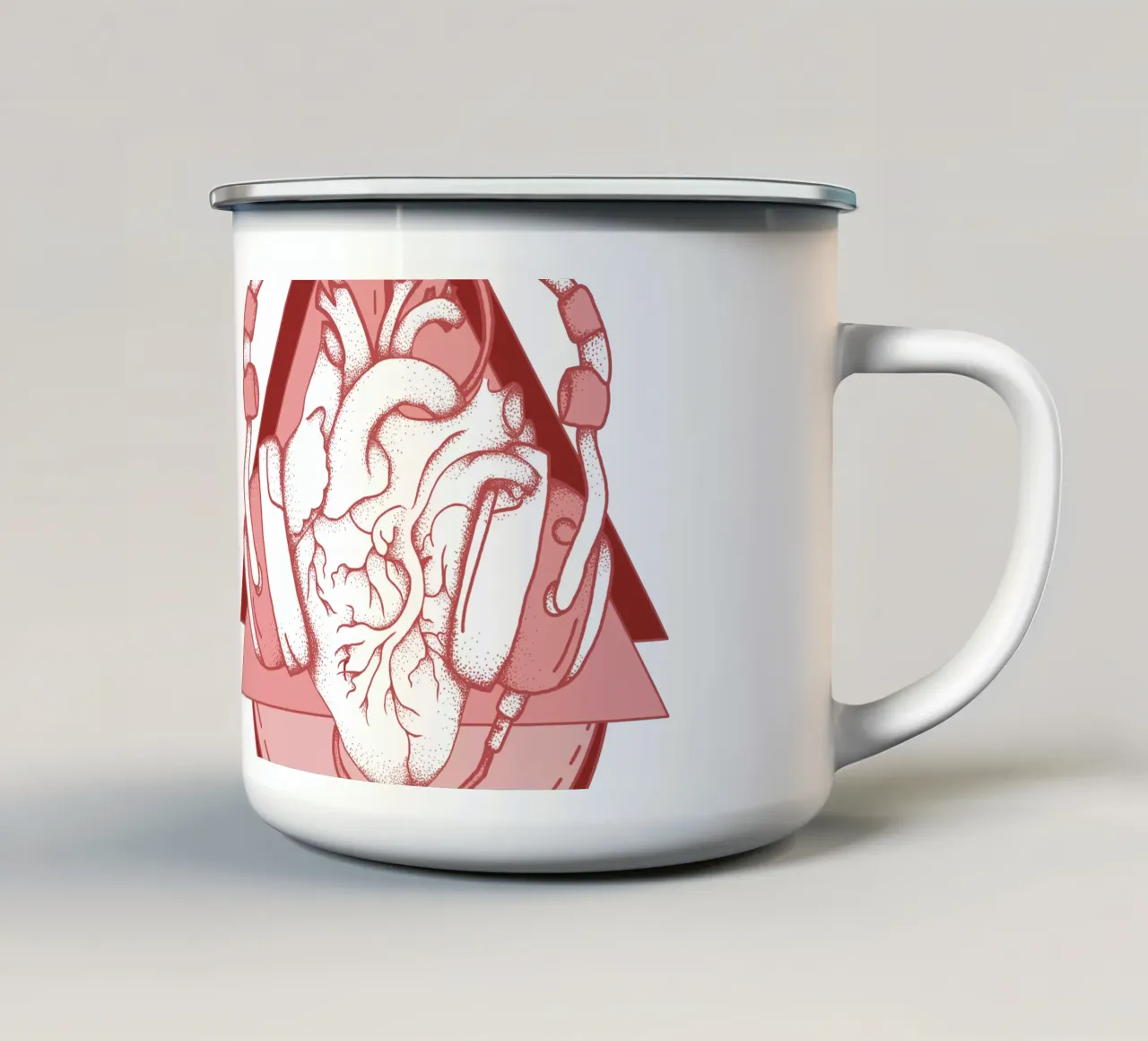 Lineart | Heartbeat tazza in smalto da venten