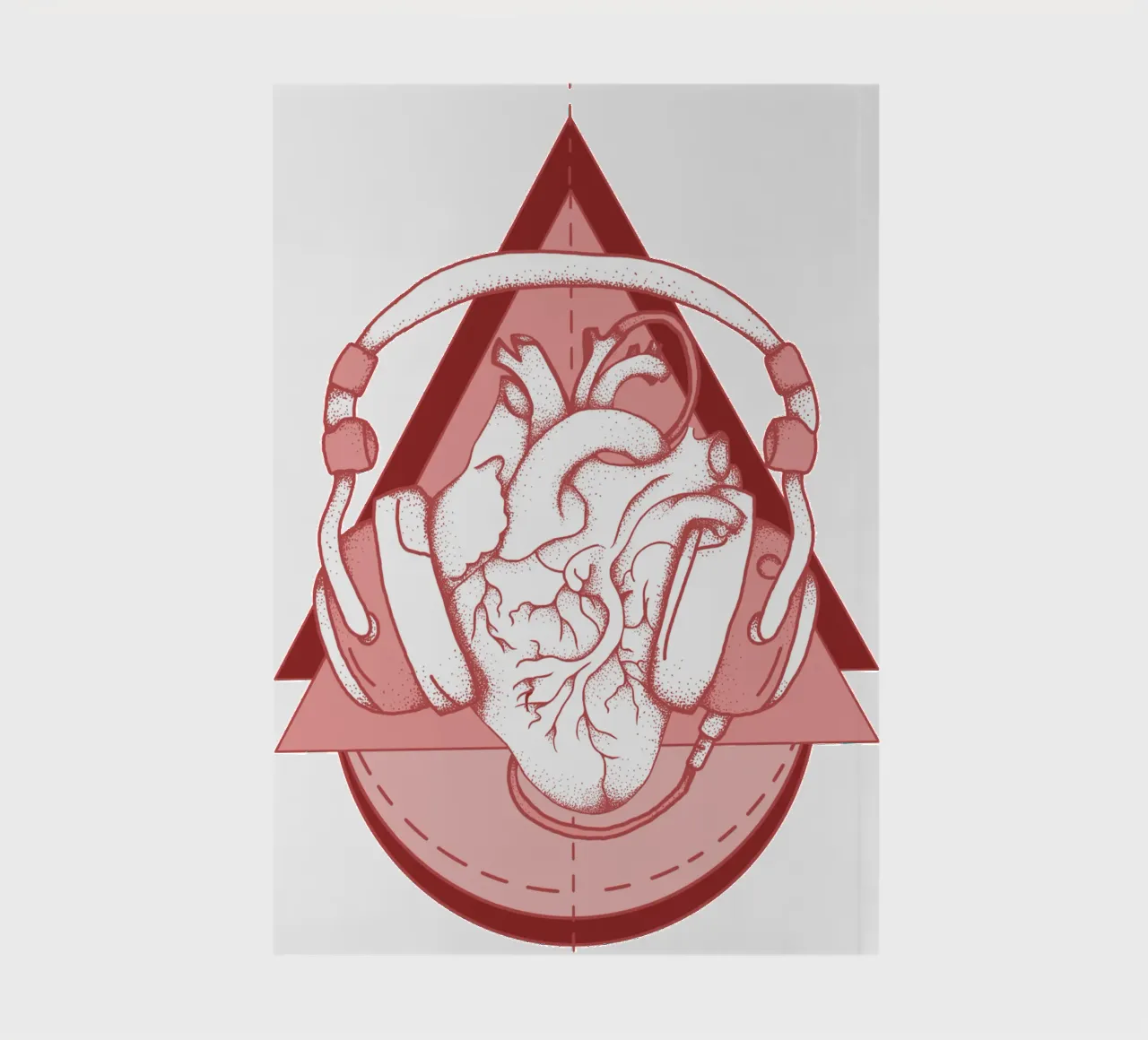 Lineart | Heartbeat notebook by venten