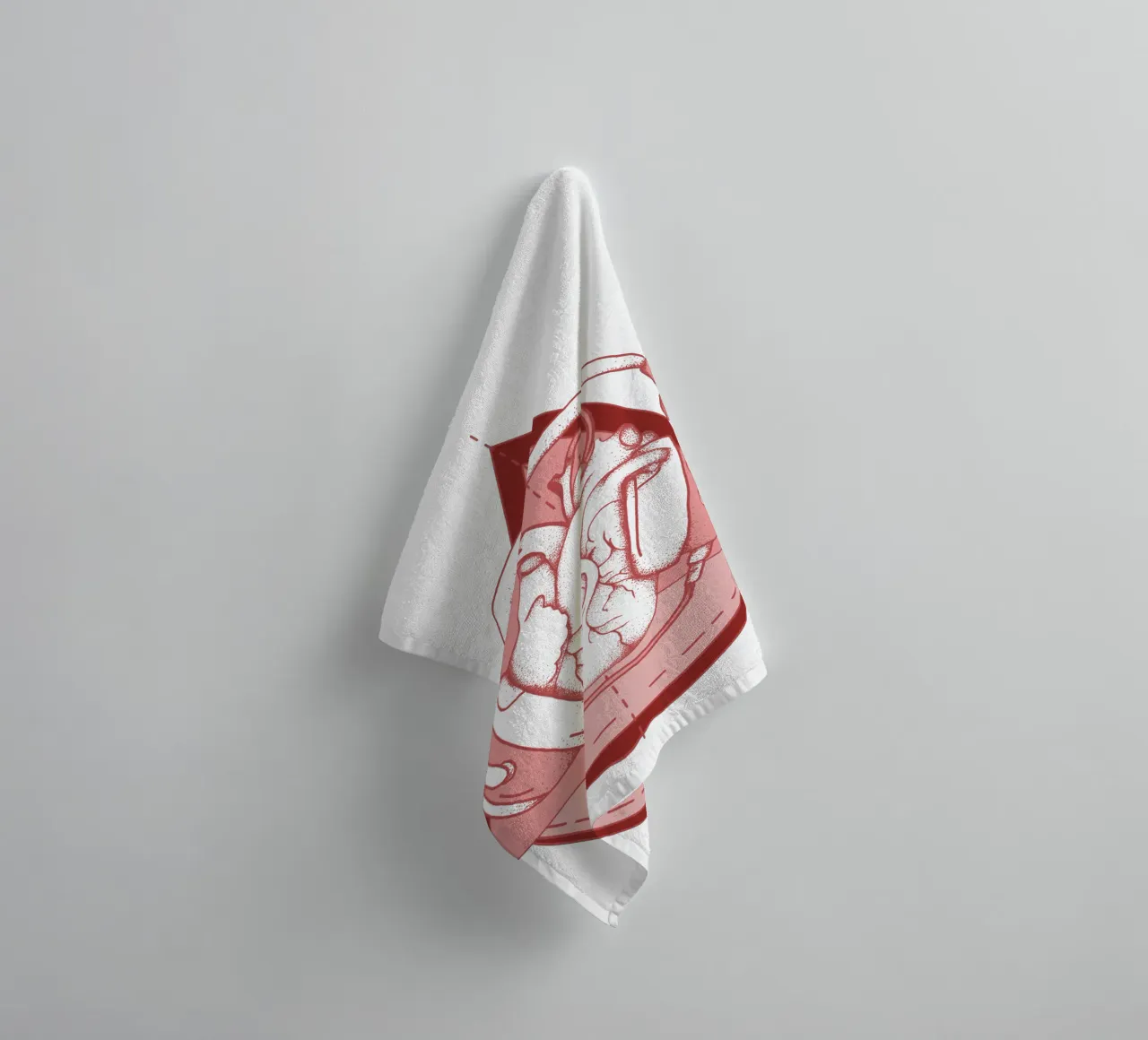 Lineart | Heartbeat serviette de bain de venten