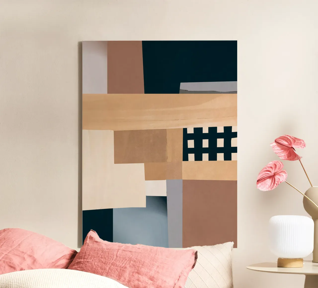 Modern Abstraction Mocha Mousse 3 canvas by Gaite