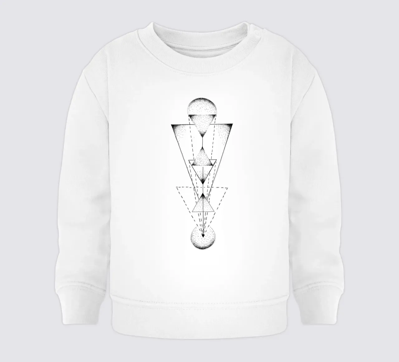 Lineart | TriangleMandala sudadera de bebé de venten