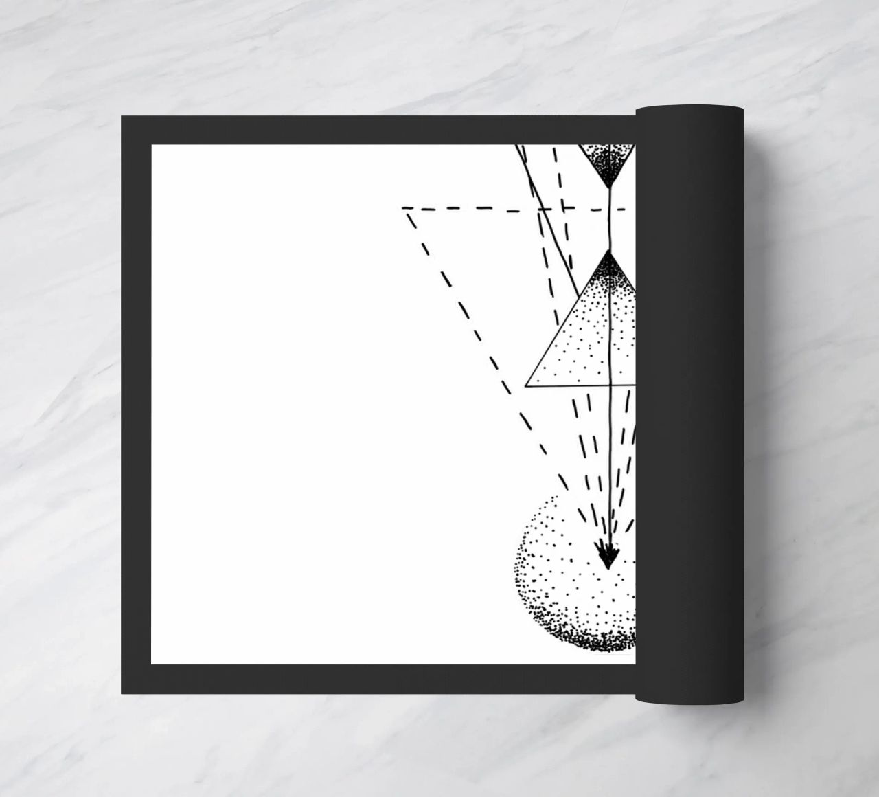 Lineart | TriangleMandala zerbino da venten
