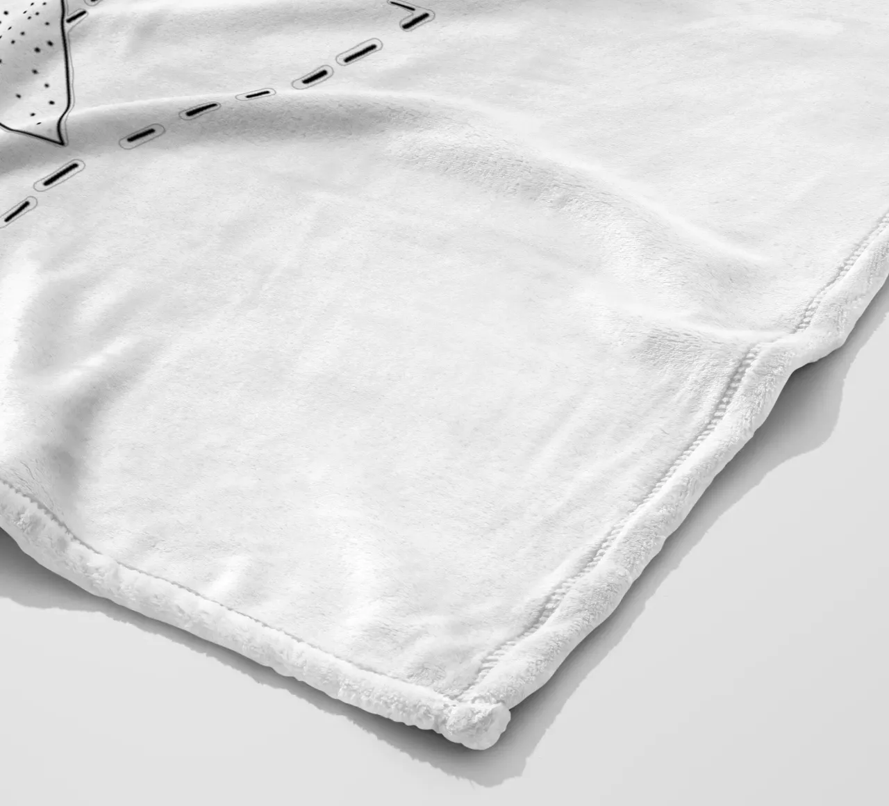 Lineart | TriangleMandala coperta in pile da venten