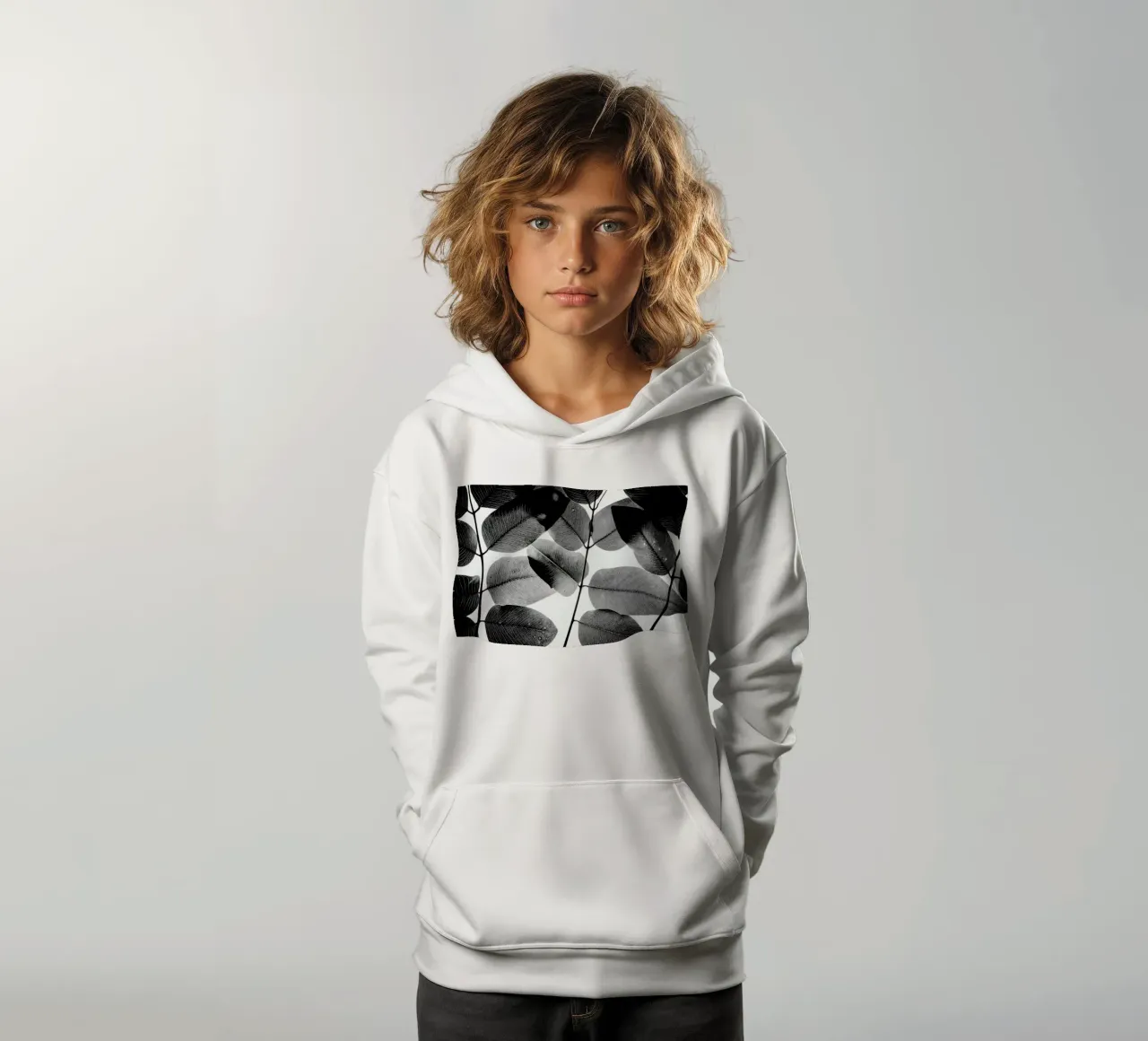 Experiments with Leaves 1 sudadera con capucha para niño de Tal Paz-Fridman