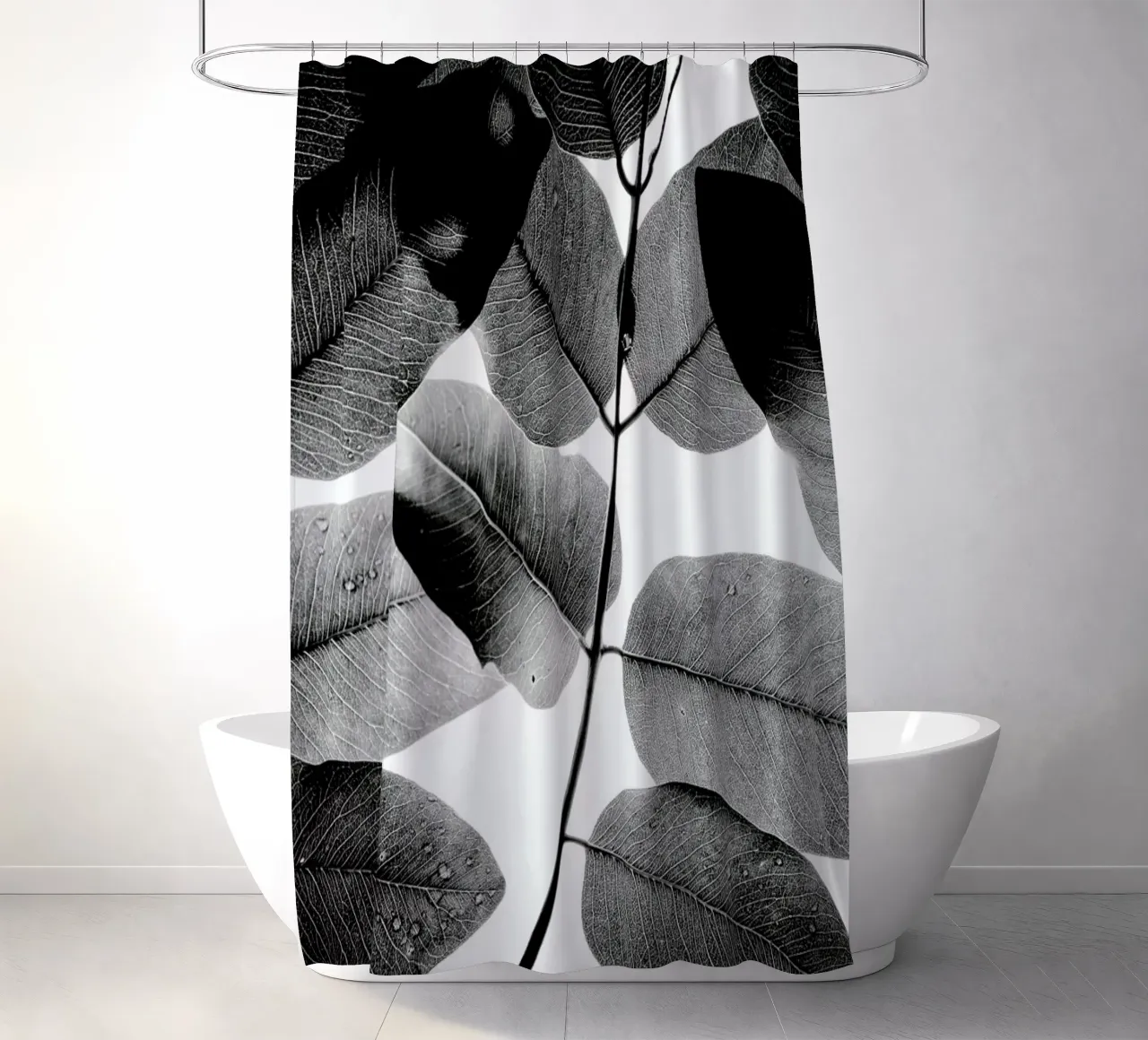 Experiments with Leaves 1 tenda da doccia da Tal Paz-Fridman