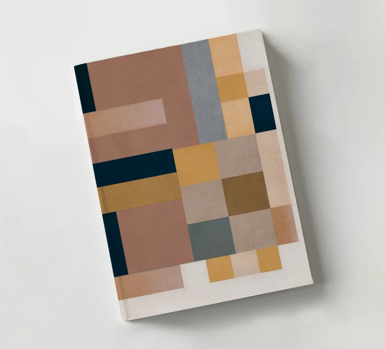 Modern Abstraction Mocha Mousse 4 notebook by Gaite