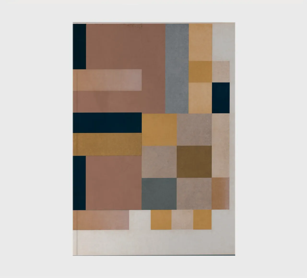 Abstraction moderne Mousse moka 4 carnet de notes de Gaite