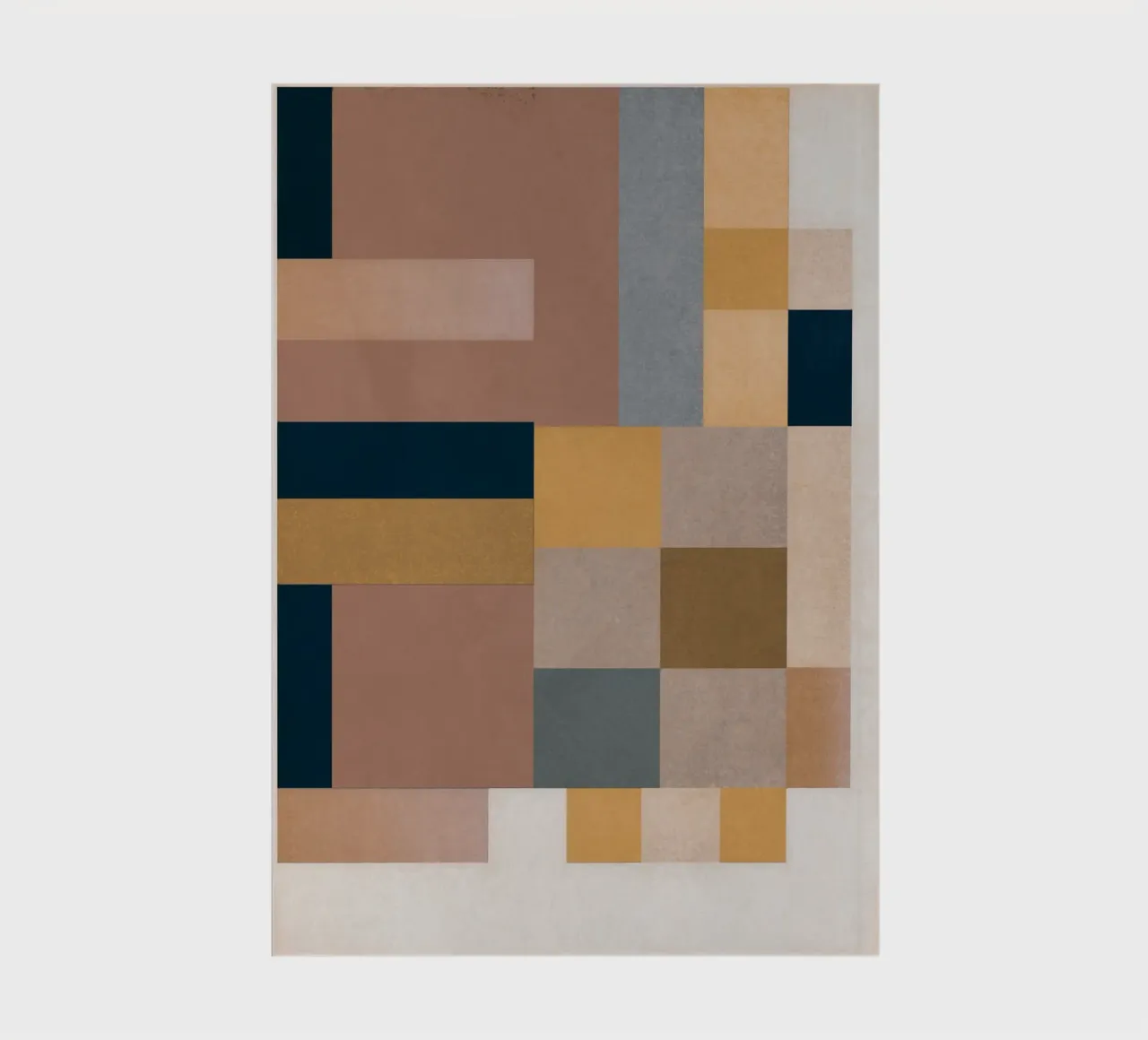 Modern Abstraction Mocha Mousse 4 notebook by Gaite