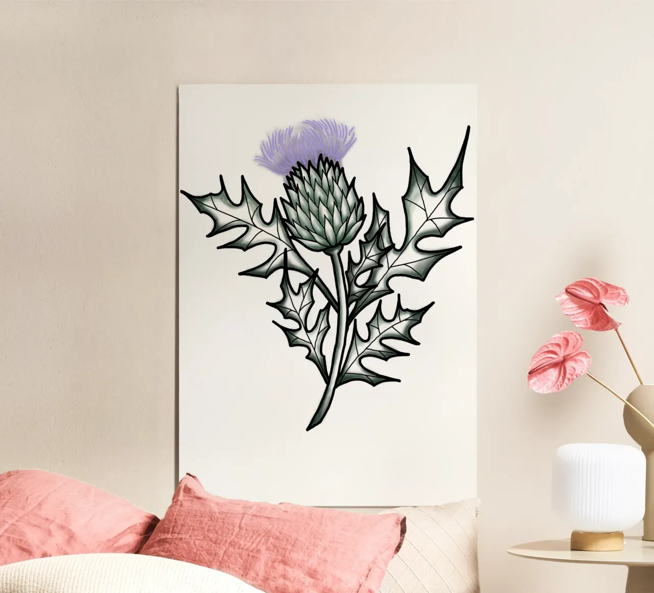Lineart | Distel alluminio dibond da venten