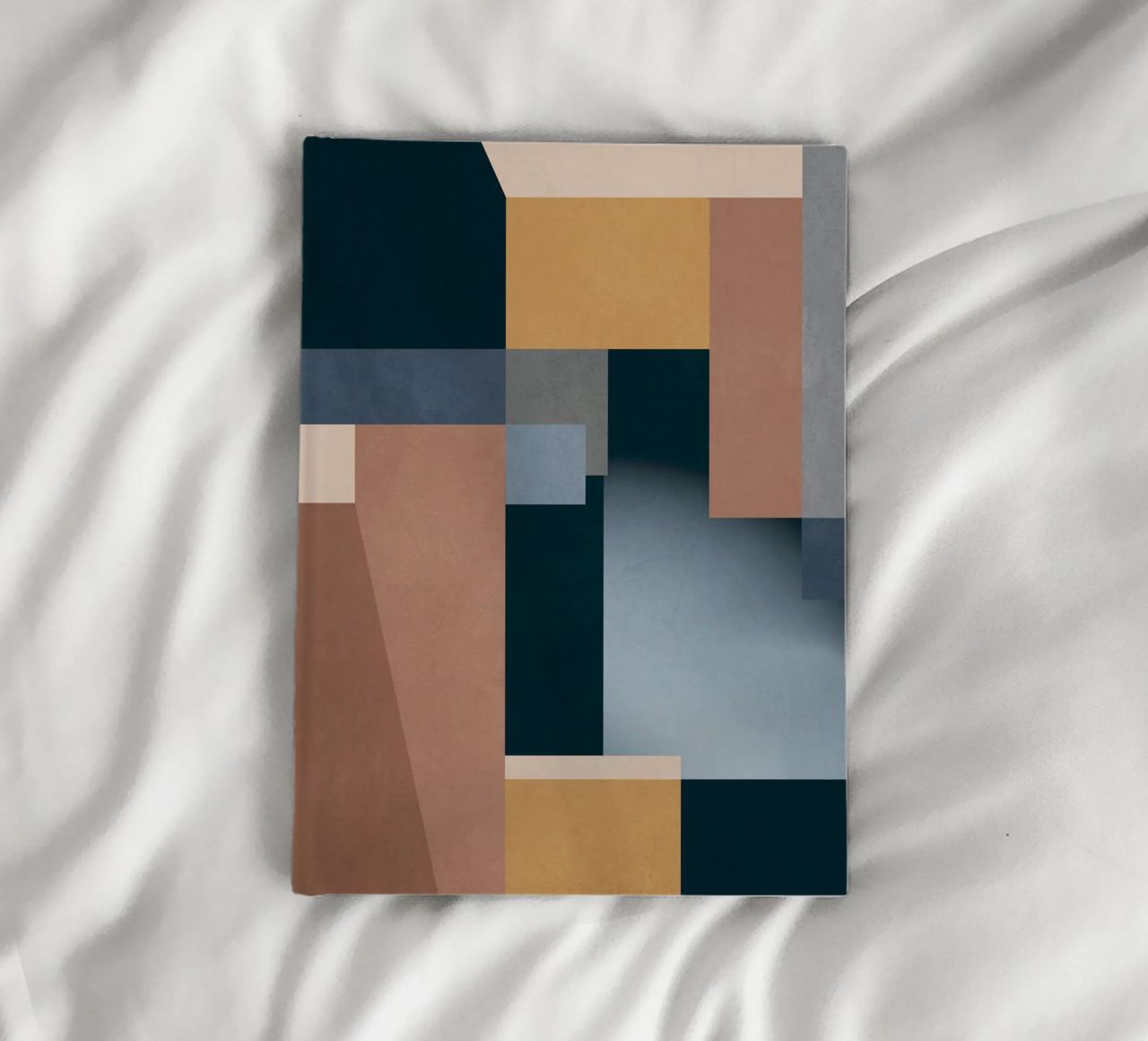 Modern Abstraction Mocha Mousse 5 notebook by Gaite