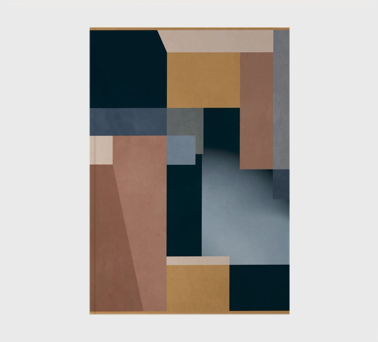 Modern Abstraction Mocha Mousse 5 notebook by Gaite