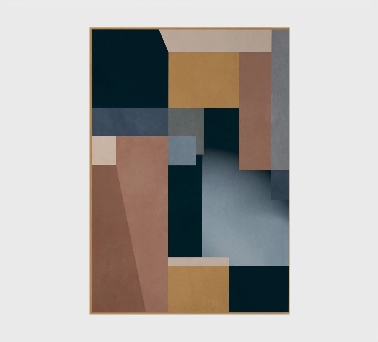 Modern Abstraction Mocha Mousse 5 notebook by Gaite